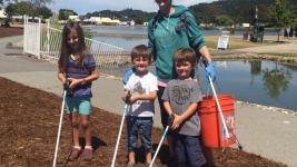 Civic Center Grounds Cleanup