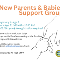 New Parents, Babies and Toddlers Support Group (free)