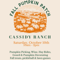 Fall Pumpkin Patch at Cassidy Ranch