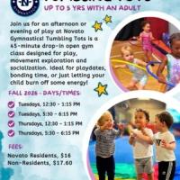 Tumbling Tots: Drop-In Gymnastics for Kids Ages 5 & Under