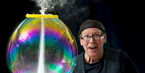 The Amazing Bubble Man at Marin Center