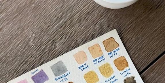 Foraging Hues: Creating Watercolor Paints from Nature at Slide R…