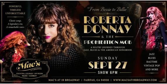Roberta Donnay & The Prohibition Mob at Mac's 19 Broadway