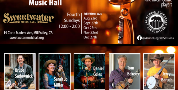 Marin Bluegrass Sessions: Free Sunday Bluegrass Jam at Sweetwater
