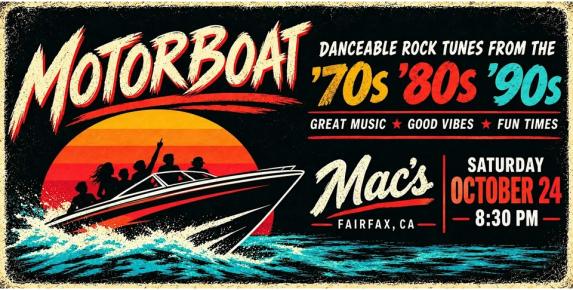 Motorboat: Danceable Rock from the '70s, '80s & '90s at Mac's