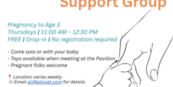 New Parents, Babies and Toddlers Support Group (free)