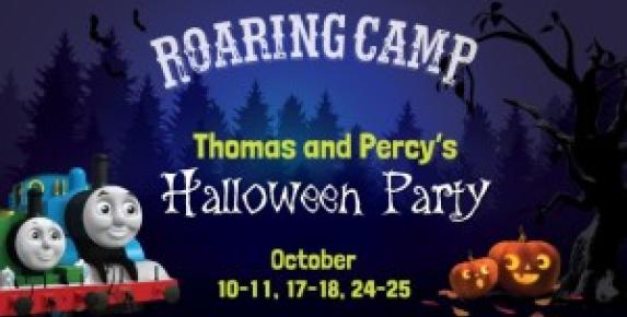 Thomas and Percy's Halloween Party at Roaring Camp